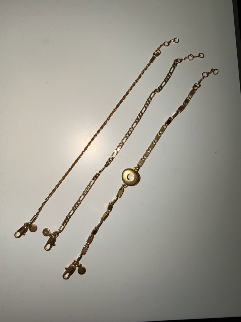 Madewell Gold-Tone Layered Chain Bracelet Set - Picture 2 of 2